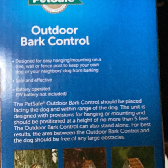 Pet safe outdoor bark control - Picture 2 of 3